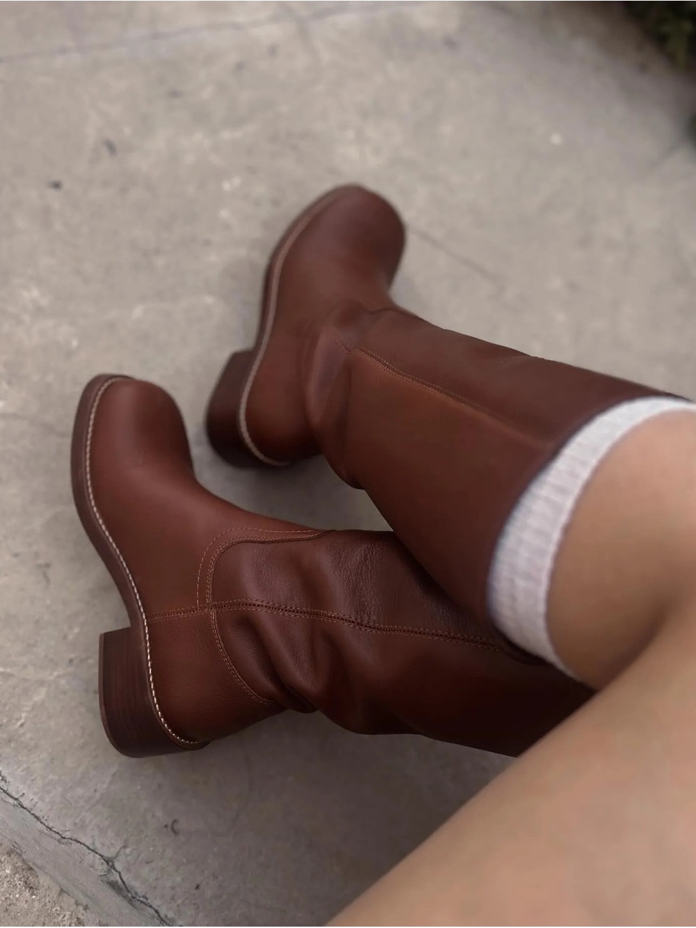 Brand New- Steve Madden Riggs Boot in Rust Leather Brown 👢🤎 - Picture 13 of 13
